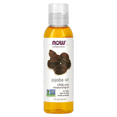 NOW Solutions Jojoba Oil – 100 % grynas simondsijų (Simmondsia chinensis) aliejus - 118ml