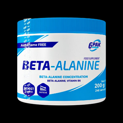 6PAK Beta alanino milteliai - 200 g