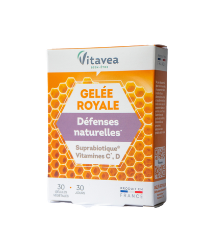 Vitavea Bičių pienelis, vitaminai C, D ir patentuotas gerųjų bakterijų kompeksas Suprabiotiques® natūraliai apsaugai