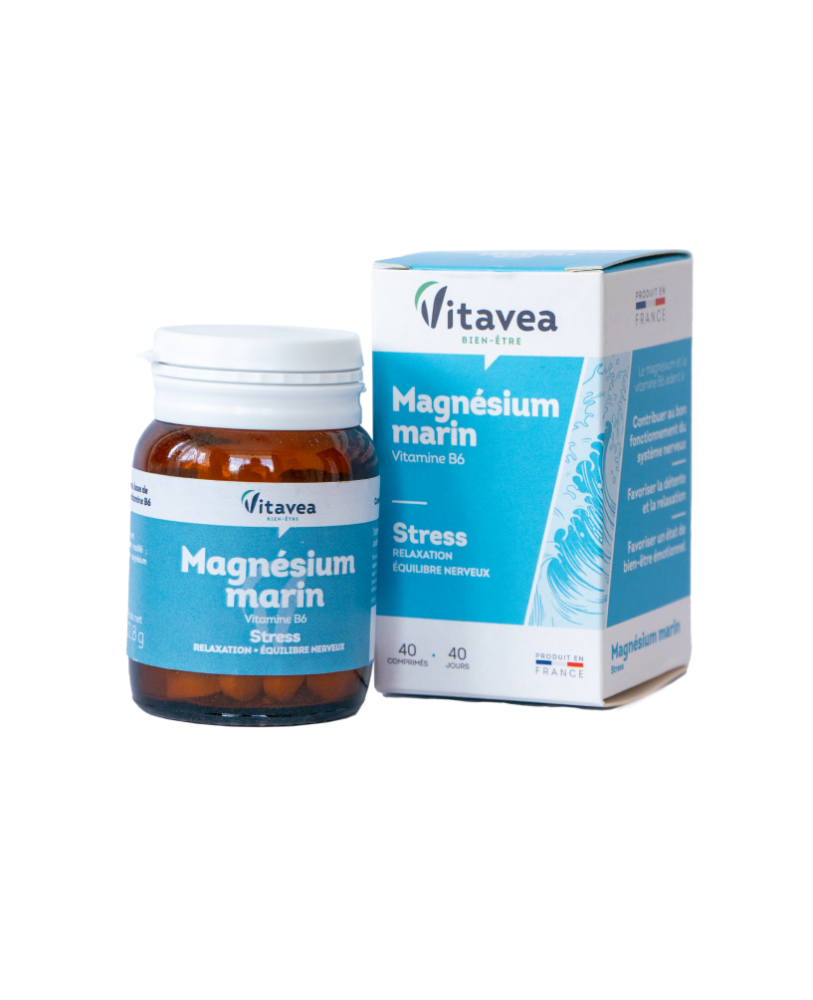 Vitavea Magnis jūrinės kilmės + vitaminas B6, maisto papildas