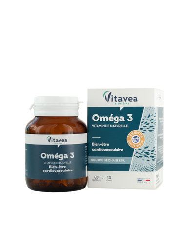 VITAVEA OMEGA 3 su natūralios kilmės vitaminu E