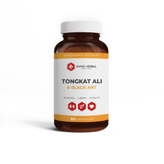Tongkat Ali & Black Ant – Energijai, Libido ir Ištvermei | Swiss Herbal | 60 kaps.