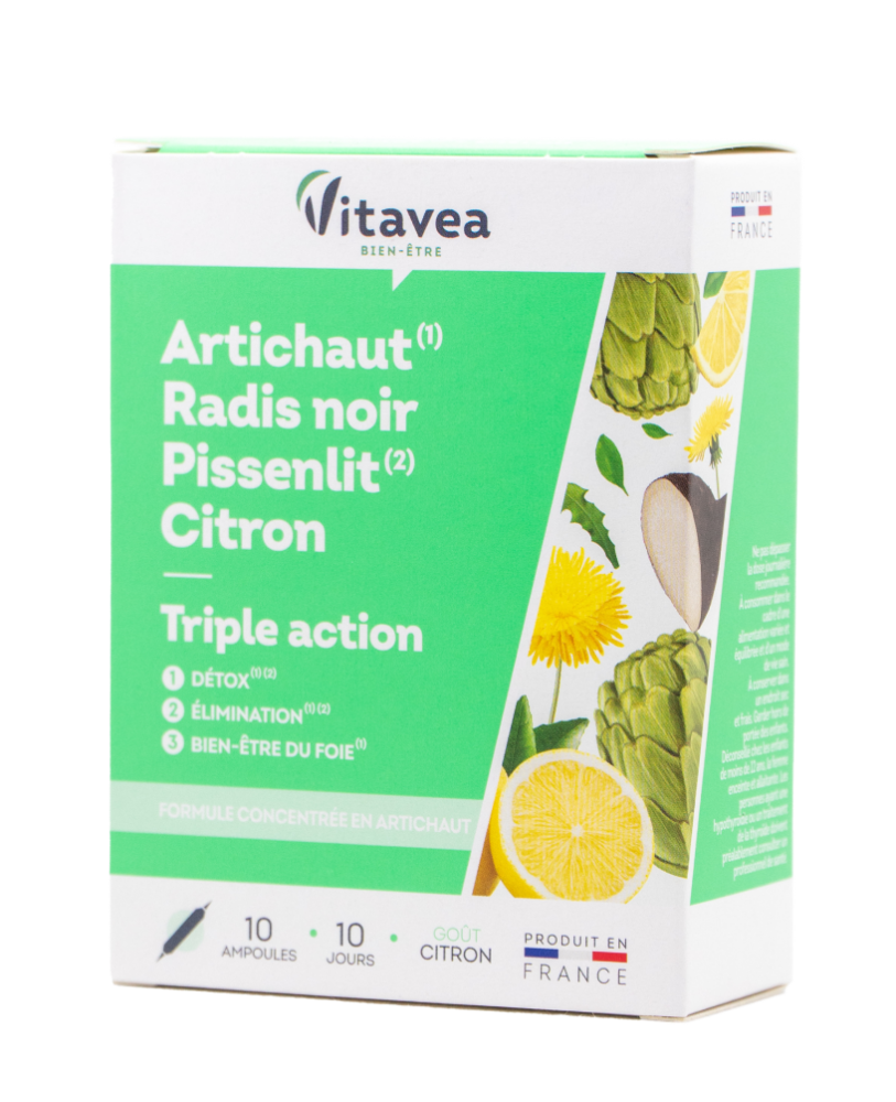 Vitavea Artišokai, kiaulpienės, ridikai ir citrinos detoksikacijai