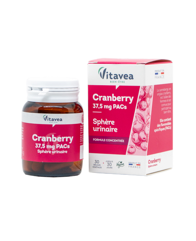 Vitavea Cranberry 37,5 mg PAC  spanguolės šlapinimosi patogumui