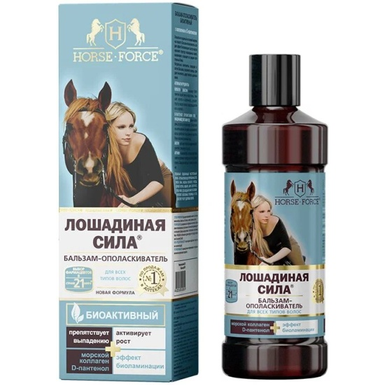 Horse Force Aminoplex Bioaktyvus Plaukų Balzamas su Kolagenu ir D-Pantenoliu 500 ml