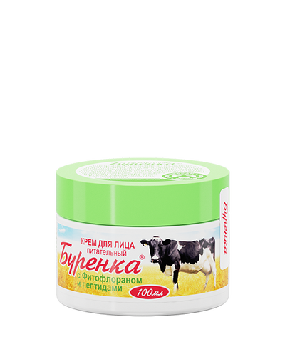 LOŠADINAJA SILA BURENKA maitinantis veido kremas su Fitofloran ir peptidais, 100 ml