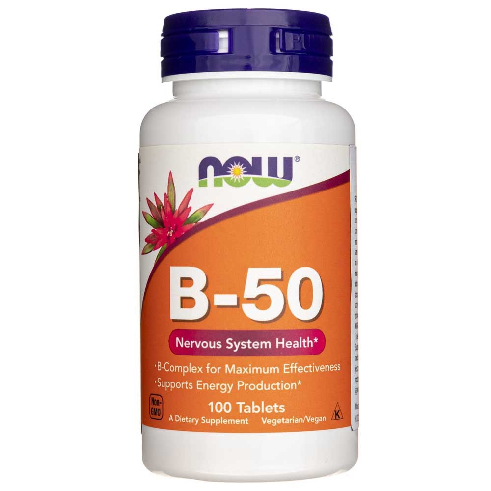 Now Foods B-50 - 100 tablečių