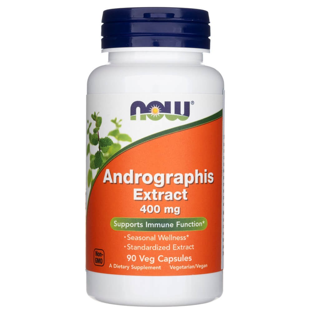 Now Foods Andrographis ekstraktas 400 mg - 90 kapsulių