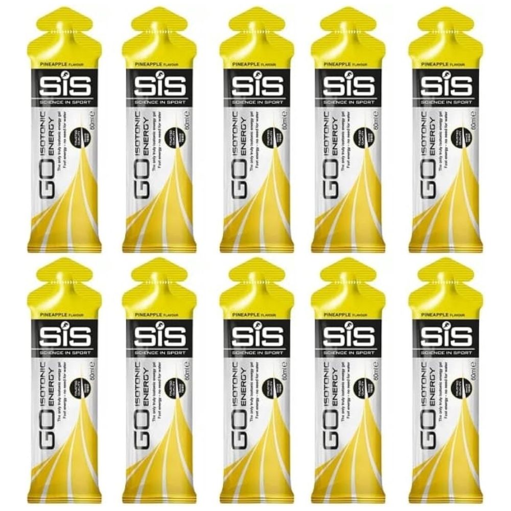 SIS GO Isotonic Energy Izotoninis ananasų energetinis gelis - 10 vienetų