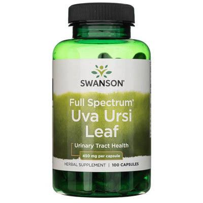 Swanson Full Spectrum Uva Ursi Leaf 450 mg - 100 kapsulių