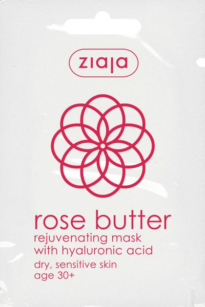 ZIAJA Rose Butter Verjüngende Gesichtsmaske, 7 ml