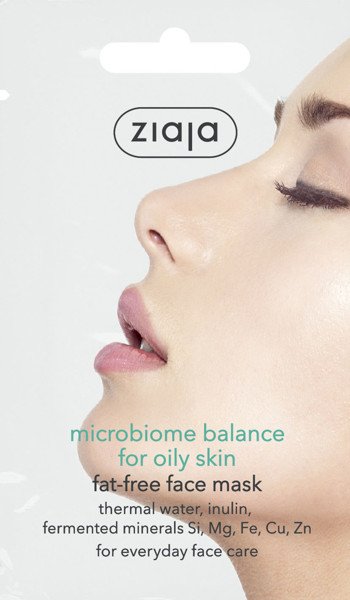 ZIAJA Microbiome Gesichtsmaske für fettige Haut, 7 ml