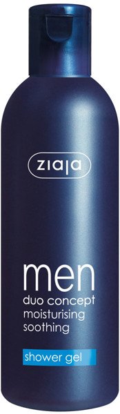 Ziaja MEN feuchtigkeitsspendendes, beruhigendes Duschgel, 300 ml