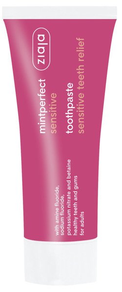 Ziaja Mintperfect Sensitive Zahnpasta für empfindliche Zähne mit Fluorid, 75 ml