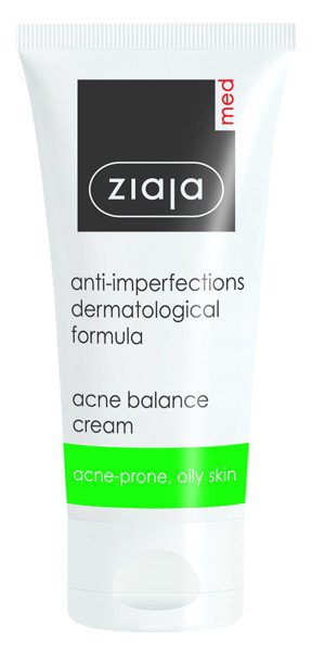 Ziaja Med Anti-Imperfections Gesichtscreme gegen Akne, 50 ml