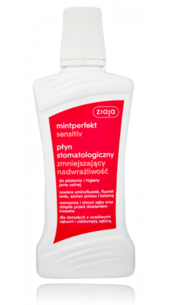 Ziaja Mintperfect Sensitive Mundwasser für empfindliche Zähne, 500 ml