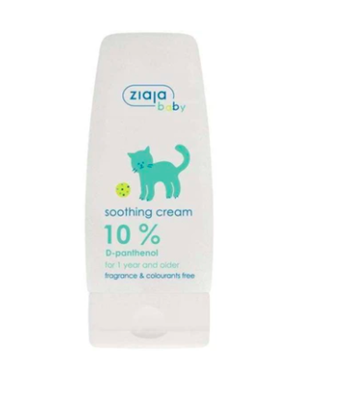 Ziaja Baby beruhigende Creme mit D-Panthenol 10 % für Babys und Kinder, 60 ml