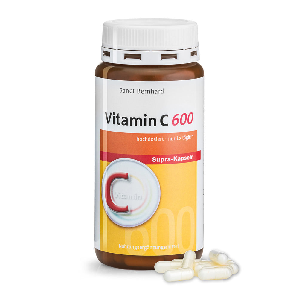 Sanct Bernhard Vitamin C 600 mg, 180 Kapseln