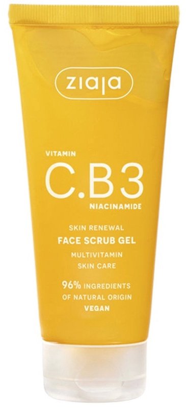 Gesichtspeeling Ziaja Vitamin C.B3 Niacinamid, 100 ml