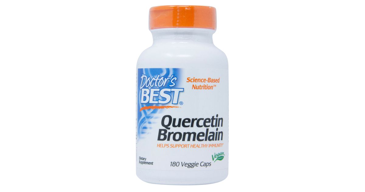 Doctor's Best Quercetin Bromelain, 180 Kapseln