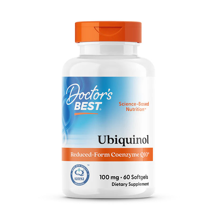 Doctors Best Ubiquionol mit Kaneka 100 mg, 60 Kapseln