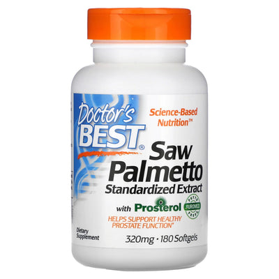 Doctor's Best Saw Palmetto mit Prosterol 320 mg, 180 Kapseln