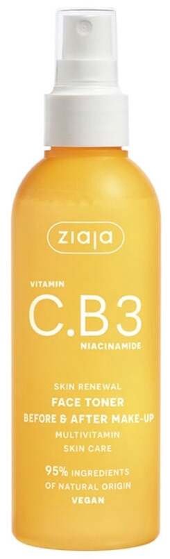 Gesichtswasser Ziaja Vitamin C.B3 Niacinamid, 190 ml