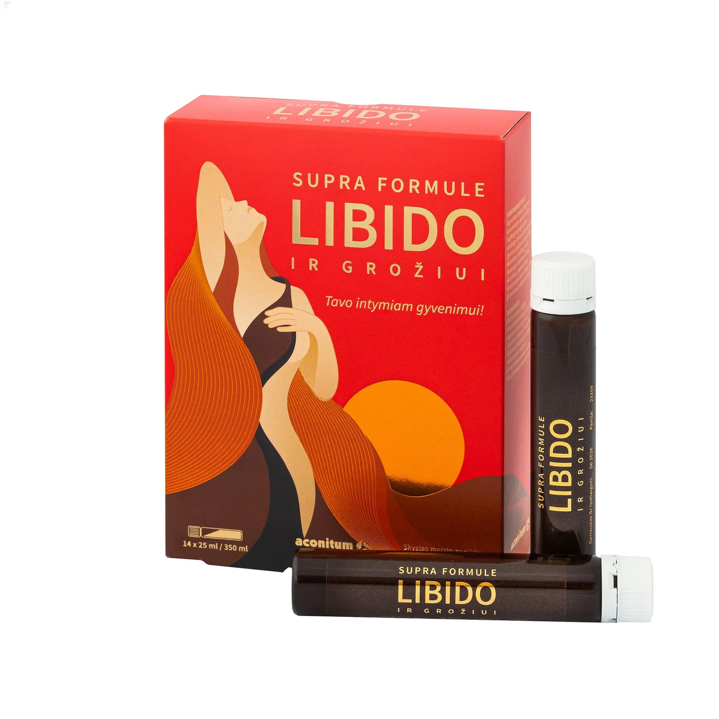 ACONITUM SUPRA FORMULĖ „Libido ir Grožiui” – 14 buteliukų po 25 ml