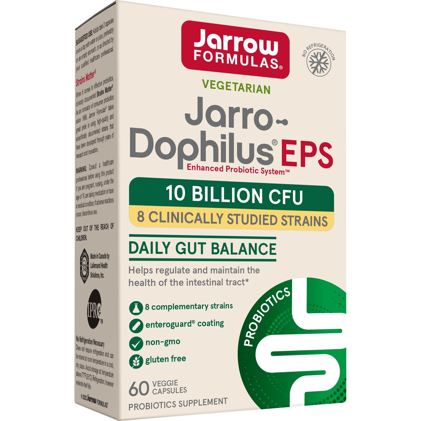 Jarrow Formulas Jarro Dophilus EPS 10 Milliarden KBE, 120 Kapseln