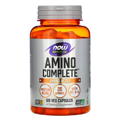 NOW Amino Complete Aminosäuren, 120 Kapseln