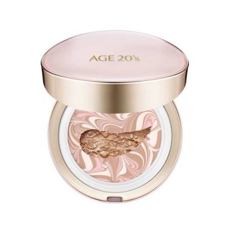 Age 20's Makeup Compact Shade 21 Light Beige su SPF50+ apsauginiu kremu nuo saulės