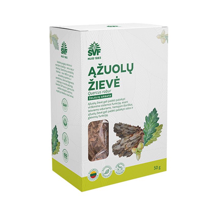 Ąžuolų žievė, Žolelių arbata, 50g kaina