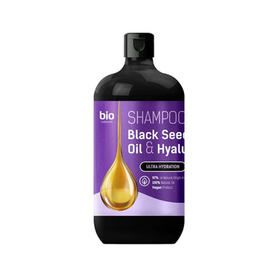 BIO NATURELL Black Seed Oil & Hyaluronic Acid Sampunas visu tipu plaukams, 946 ml kaina