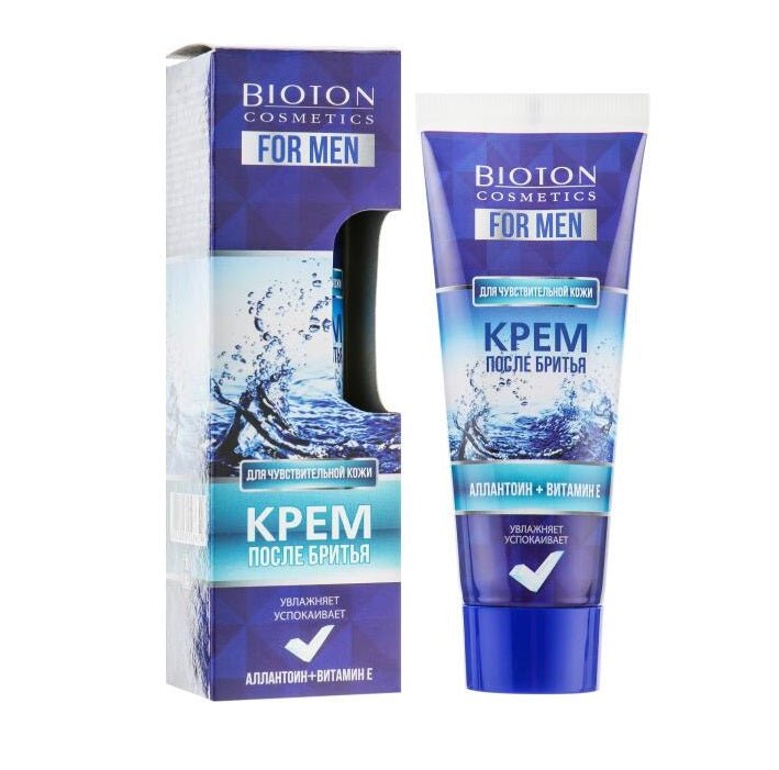 BIOTON COSMETICS FOR MEN Kremas po skutimosi jautriai odai, 75 ml kaina