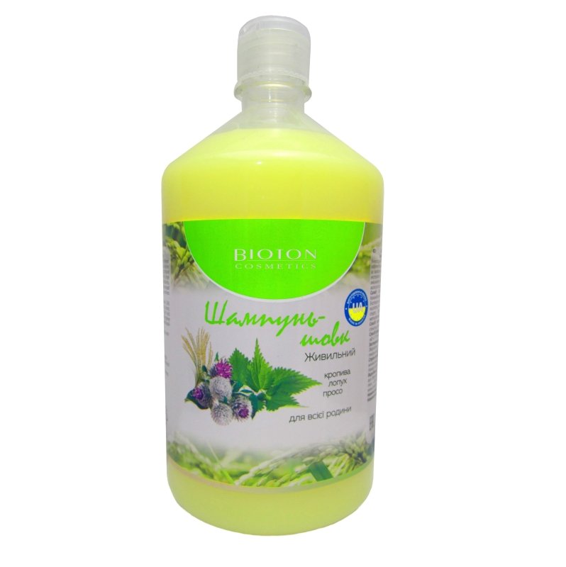 BIOTON COSMETICS Maitinamasis sampunas visai seimai (varnalesos, dilgeles, soros), 1 l kaina