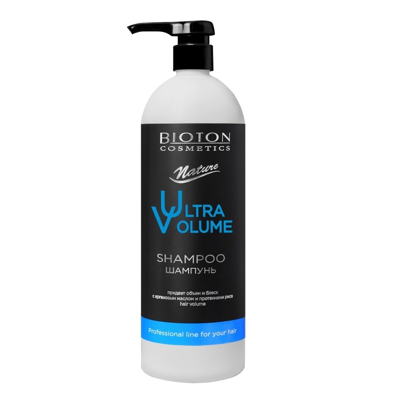 BIOTON COSMETICS NATURE Sampunas Ultra Volume, 1 l kaina