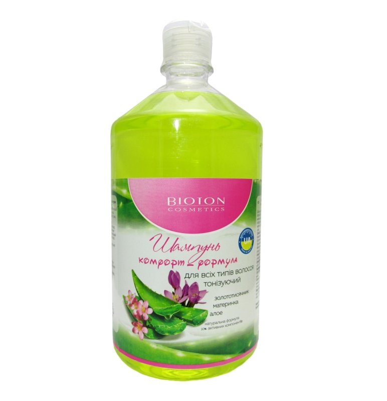 BIOTON COSMETICS Tonizuojantis sampunas visu tipu plaukams (raudoneles, alavijai, sirdazoles), 1 l kaina