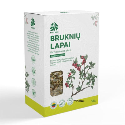 Bruknių lapai, Žolelių arbata, 50g kaina