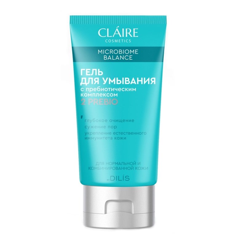 CLAIRE Microbiome Balance Prausimosi gelis su prebiotiku kompleksu normaliai ir misriai odai, 150 ml kaina