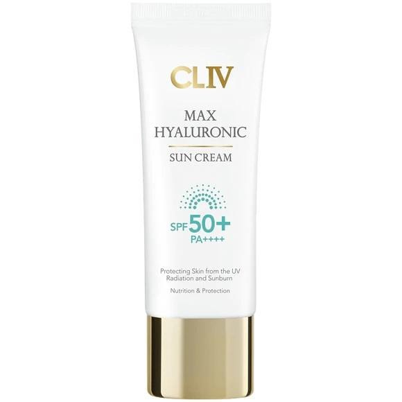 Cliv Max hialurono kremas nuo saulės SPF 50+ PA++++ - 35 ml