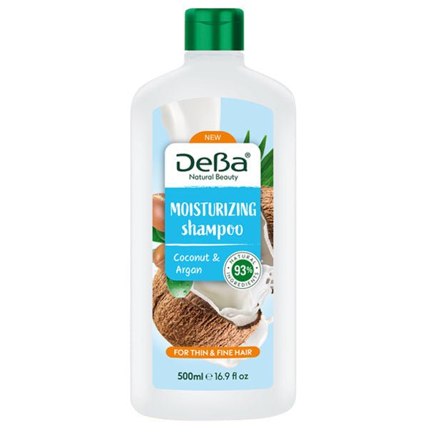 DeBa NATURAL BEAUTY Drekinamasis sampunas su kokosu ir ekologisku arganu aliejumi, 500 ml kaina