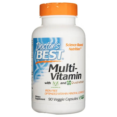 Doctor's Best Multivitamine mit Vitashine D3 und quaternärer Säure, 90 Kapseln