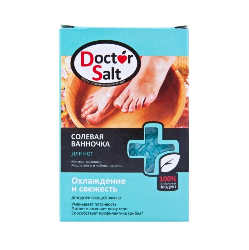 DOCTOR SALT Voneles kojoms Dezodoruojancios, 100 g kaina