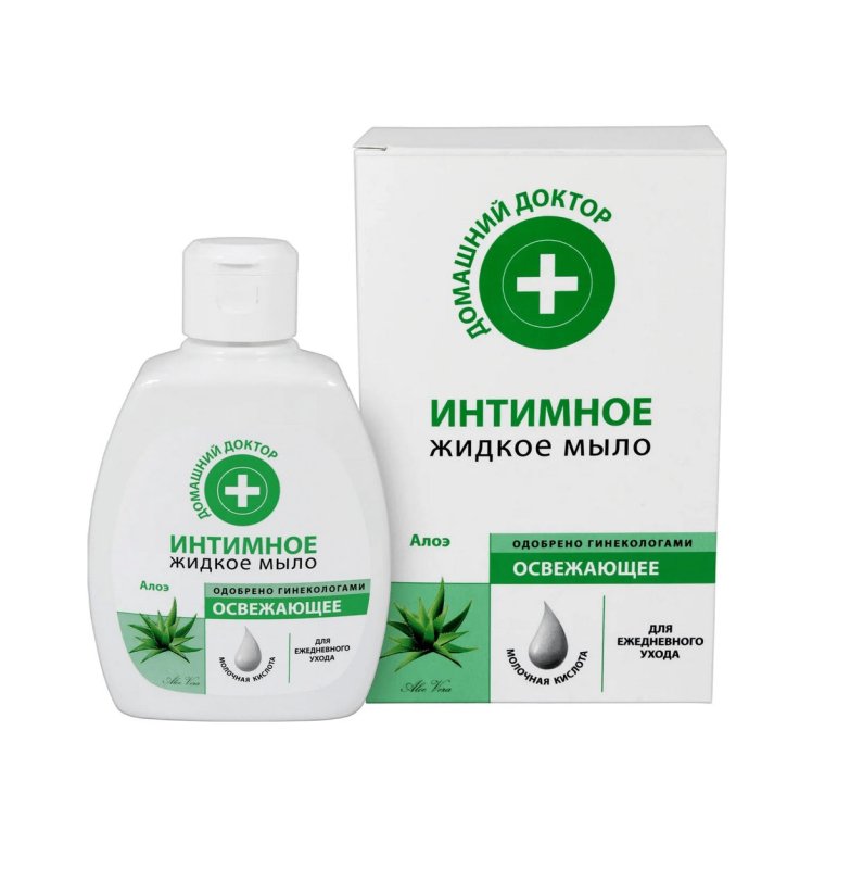 DOMASNIJ DOKTOR Intymios higienos muilas gaivinantis Alavijas, 200 ml kaina