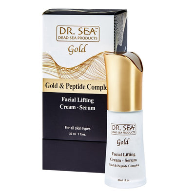 Dr. Sea Gold kremas-serumas veidui su auksu ir peptidais 30ml kaina