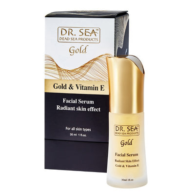 Dr. Sea Gold, Serumas veidui su auksu ir Vitaminu E, 30 ml kaina