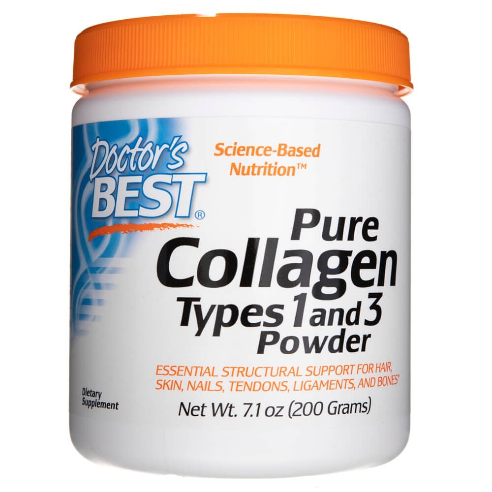 „Doctor's Best Pure Collagen“ 1 ir 3 tipų milteliai – 200 g