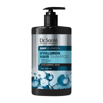 DR.SANTE Hyaluron Hair Plauku sampunas Deep Hydration, 1 l kaina