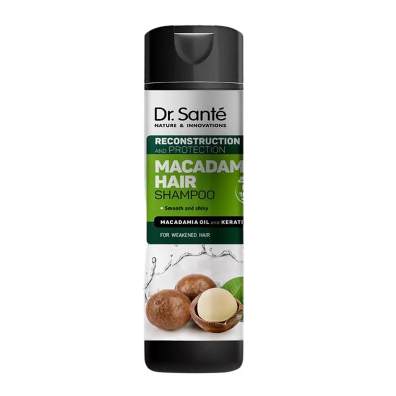 DR.SANTE Macadamia Hair Sampunas Atstatymas ir apsauga Silpniems plaukams, 250 ml kaina