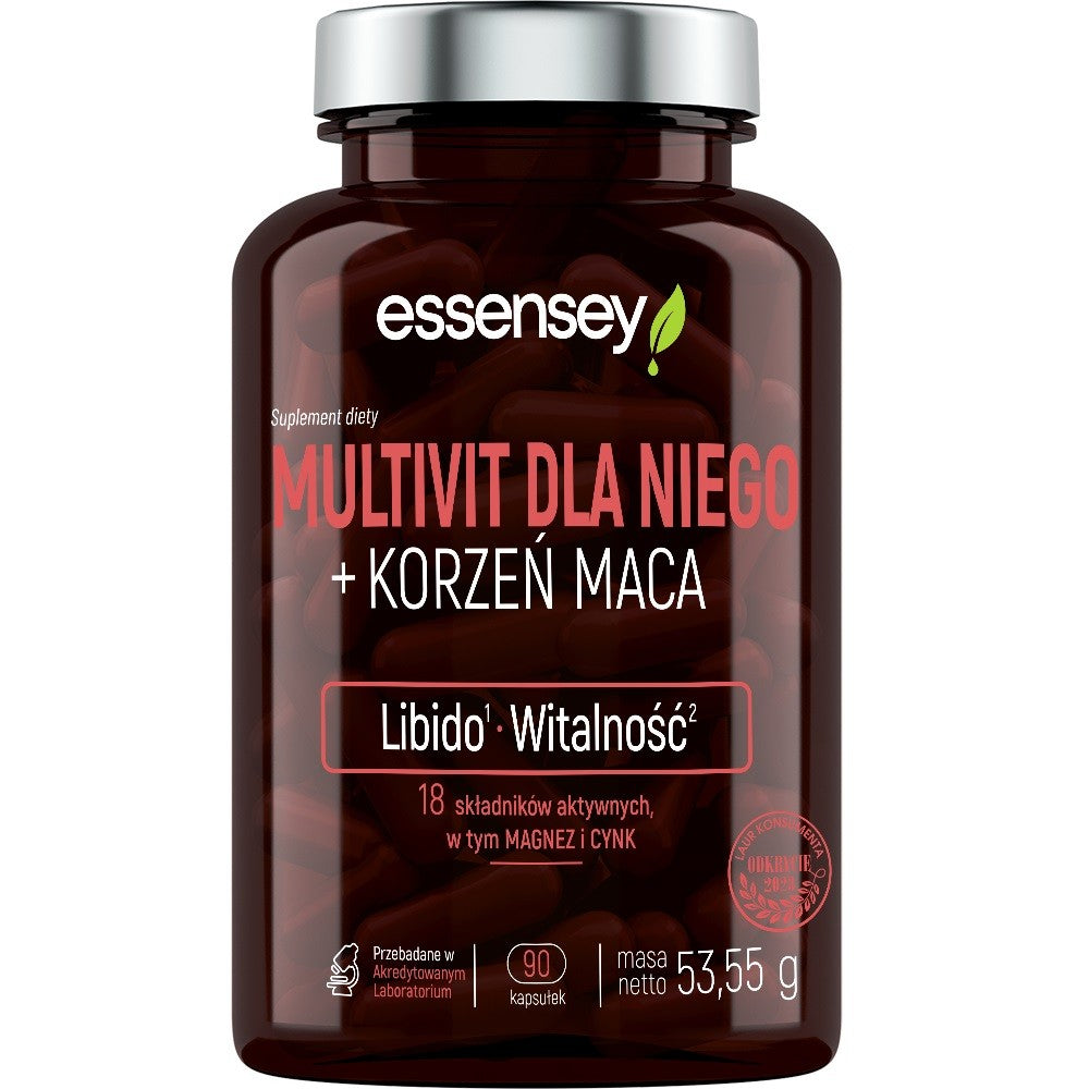 Essensey Multivit for Him + Maca - 90 kapsulių